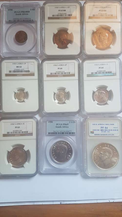 1950 proof graded set