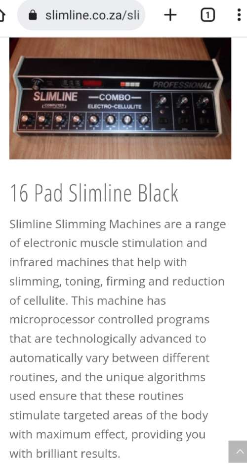 Slimline Professional Machine