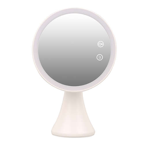 LED Desk Lamp Rechargeable Multifunctional Rotating Desktop Makeup Mirror