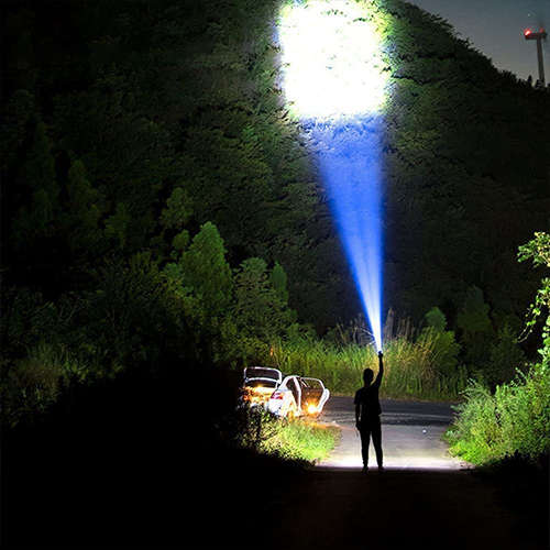 LED Portable High Light Focus Super Bright Outdoor Lighting Flashlight