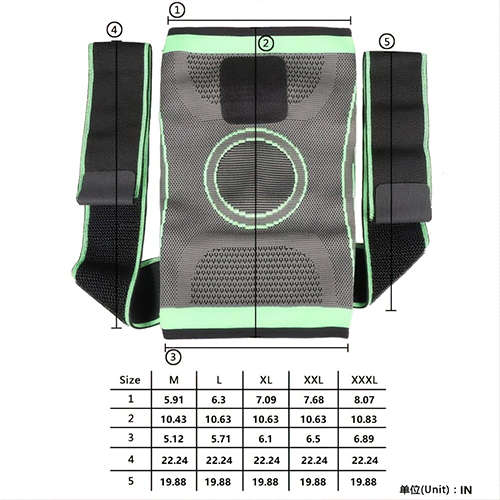 Compression Strap Knee Brace Fitness Bandage Exercise