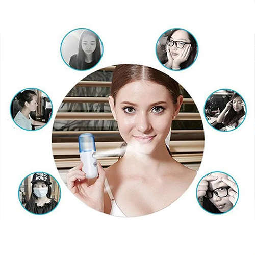30ml Mini Portable Nano Facial Steamer Facial Mist Humidifier Moisturizing Skin Care