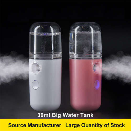 30ml Mini Portable Nano Facial Steamer Facial Mist Humidifier Moisturizing Skin Care