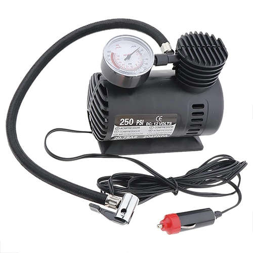 12V 250 PSI Mini Portable Electric Car Tire Air Compressor