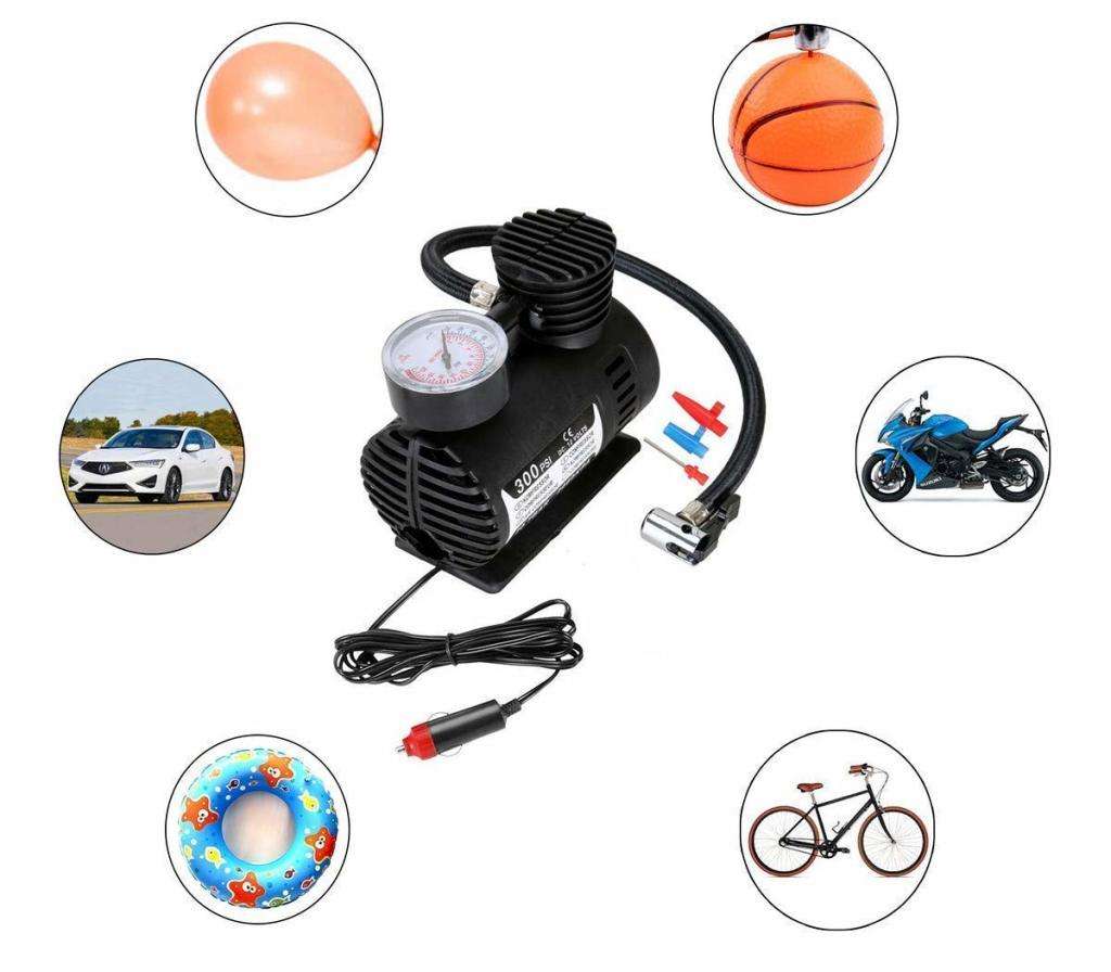 12V 250 PSI Mini Portable Electric Car Tire Air Compressor