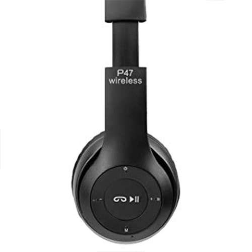 P47 Foldable Wireless Bluetooth Headphones With Microphone