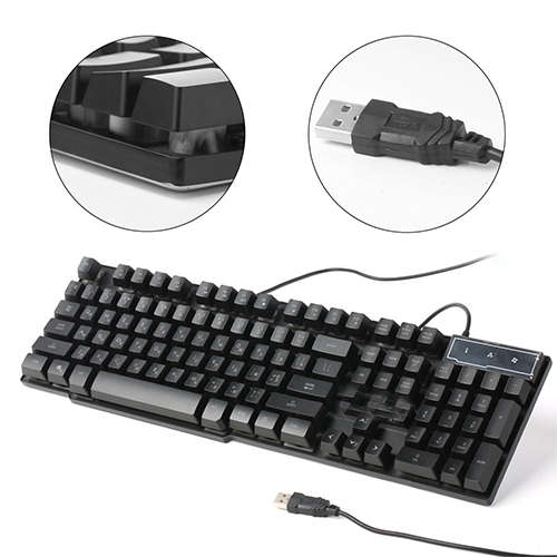 Wired Full Key Computer Gaming Keyboard Laptop Keyboard With Backlight