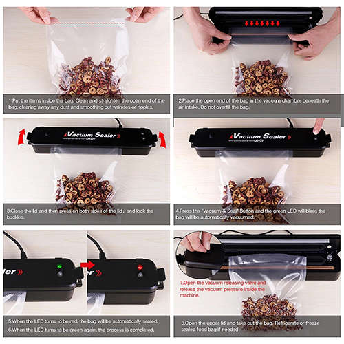Home Electric Portable Food Preserver Vacuum Sealing Machine