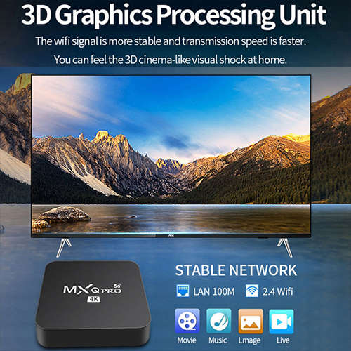 HD Wifi Android 7.1 Quad Core Smart TV Box Media Player