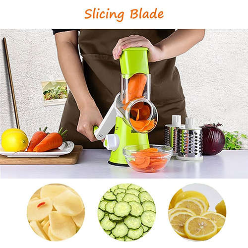 3-in-1 Handheld Spiral Drum Vegetable Slicer
