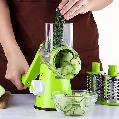 3-in-1 Handheld Spiral Drum Vegetable Slicer