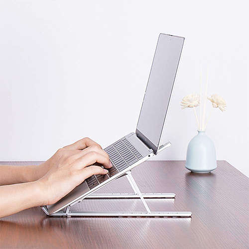Laptop Stand Portable Aluminum 6 Angle Adjustable Tablet