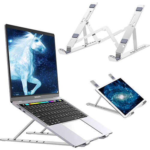 Laptop Stand Portable Aluminum 6 Angle Adjustable Tablet