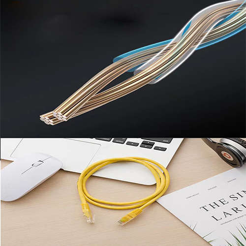 Router Network Cable 8 Core Jumper 3m