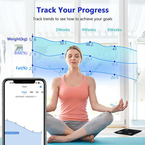 Smart Electronic Weight Scale With Temperature Monitoring Function