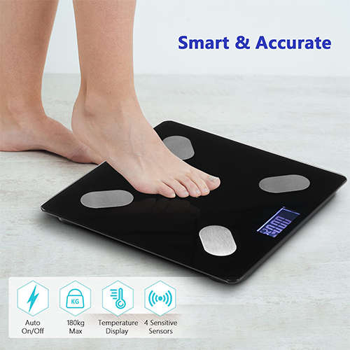Smart Electronic Weight Scale With Temperature Monitoring Function