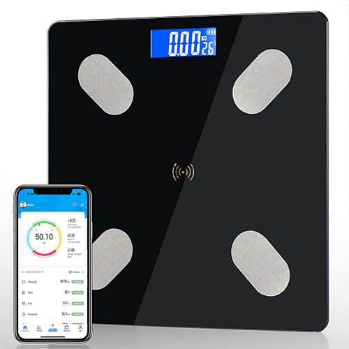 Smart Electronic Weight Scale With Temperature Monitoring Function