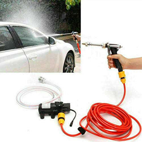12V Car Pressure Washer Water Pump Kit Jet Washing Cleaner Electric Car Wash Pump