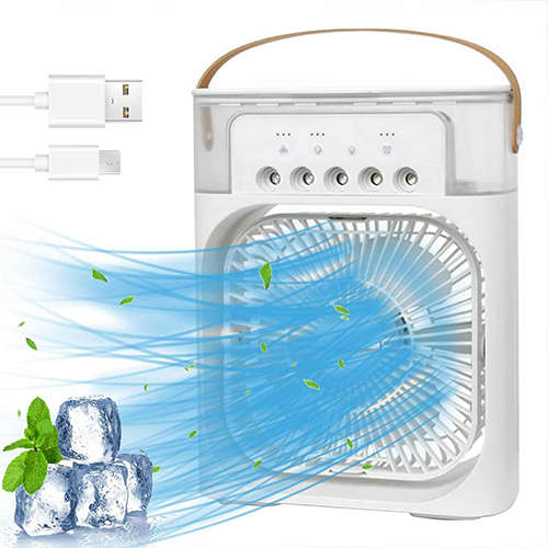 Portable Air Conditioner Fan Personal Mini Cooling Spray Fan Small Air Conditioner Humidifier