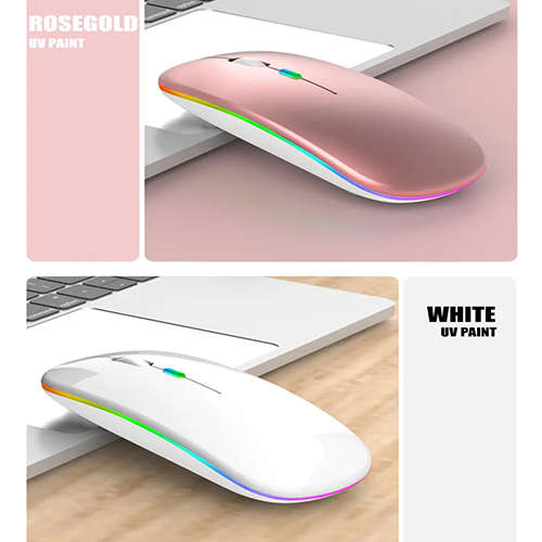 Rechargeable 2.4Ghz Wireless Ergonomic Slim Mouse