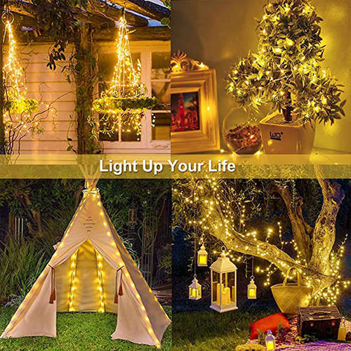 10M Solar LED Light Waterproof Copper Wire Fairy Lights Christmas Decoration Outdoor Garden Fairy St