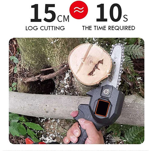 24V Mini Electric Chain Saw with Battery and Charger