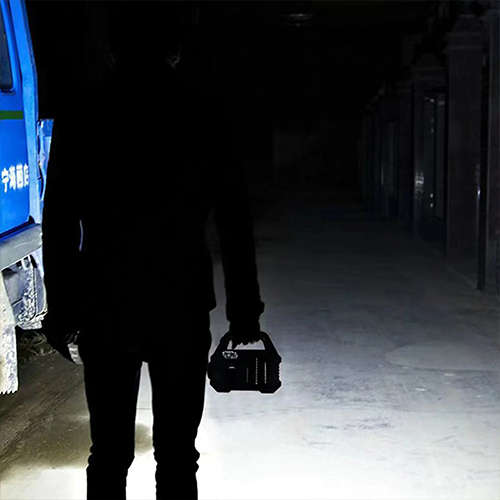 Led Solar Multifunctional Searchlight Portable Mobile Power Lighting