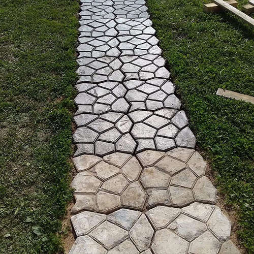 Concrete Paving Mold Garden Decorative Floor Template DIY Reusable