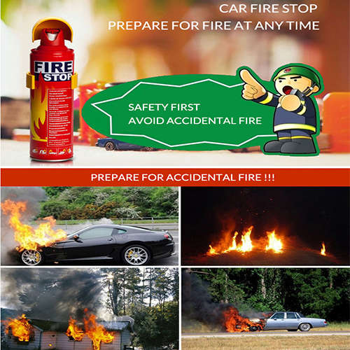 500ML Fire Extinguisher Fire Bubble Home Car Fire Extinguisher