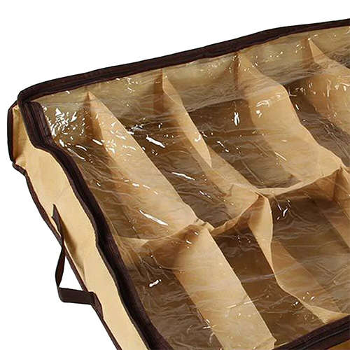 Shoe Storage Box Holds 12 Pairs Folding Shoe Cabinet Storage Organizer