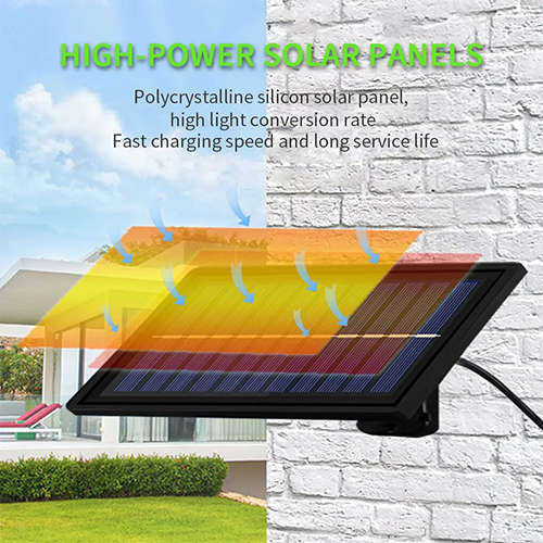 Led Double-Head Solar Chandelier Waterproof Outdoor Courtyard