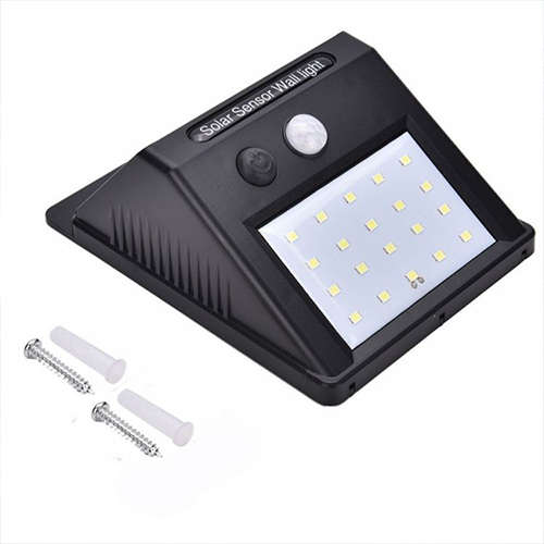 LED Solar PIR Motion Sensor Security Wall Garden Outdoor Light