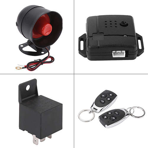 Car Alarm Vehicle System Protection Security System Anti-Theft Alarm Remote Control