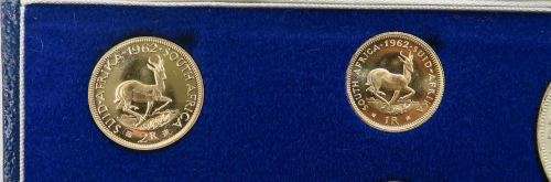 1962 Long Proof Set with both Gold coins R2 & R1 included. FDC