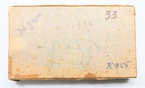 1933 South African Royal Mint box, Pretoria. Empty.