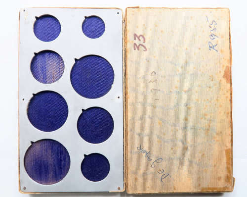 1933 South African Royal Mint box, Pretoria. Empty.