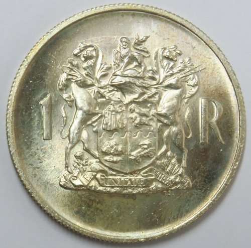 1969 S.A. Silver Rand "South" UNC.
