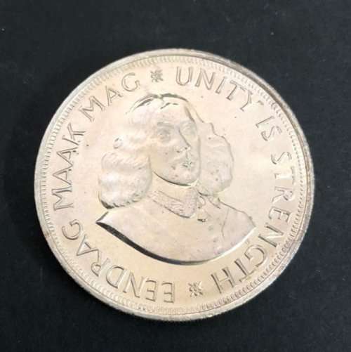 South Africa 50c (Crown) 1962. SS (Prooflike). Rare