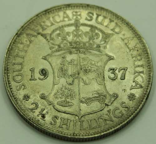 1937 South African 2 & a Half Shillings