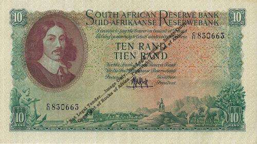 South Africa R10 EA C11 MH De Kock N/D A/UNC