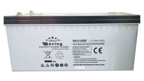 SOLAR BATTERY: AGM DEEP CYCLE BATTERY 12V 200AH