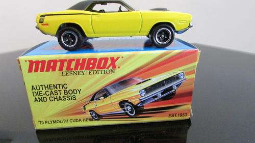 MATCHBOX LESNEY 70 PLYMOUTH CUDA HEMI
