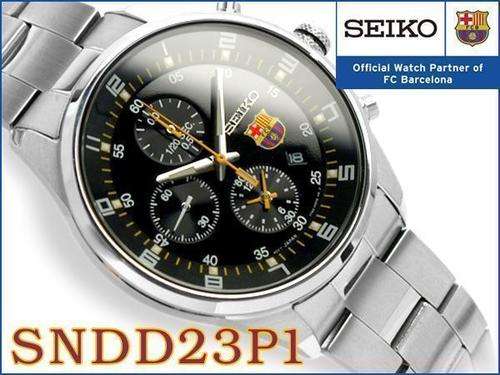 NEW Seiko Chronograph Mens F.C. Barcelona SNDD23P1 SNDD23
