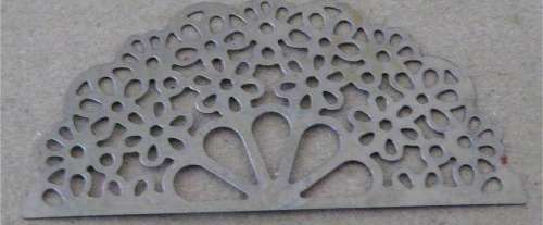 Fan Filigree Embellishments 58 mm