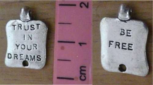 Double Sided Be Free Charm