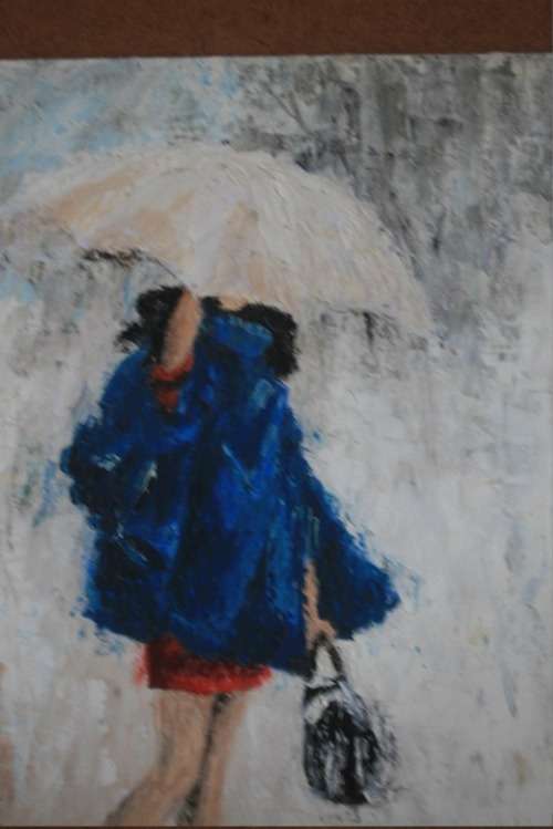 Lady in Blue by Theunis Smith ...Investment art from this international recognized artist