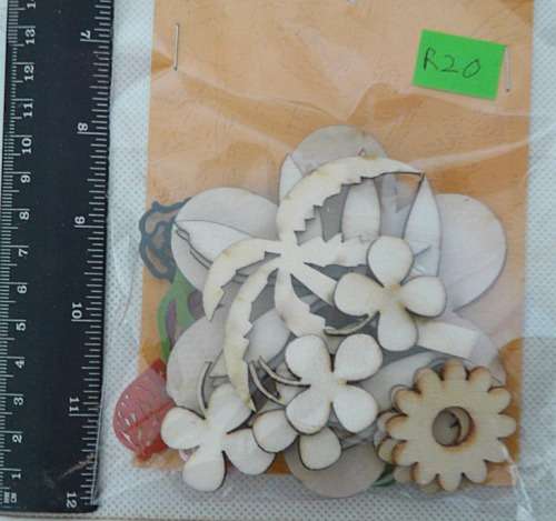 Flowers set 1 - Laser-cut