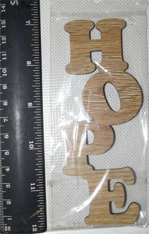 Hoop word - Laser-cut