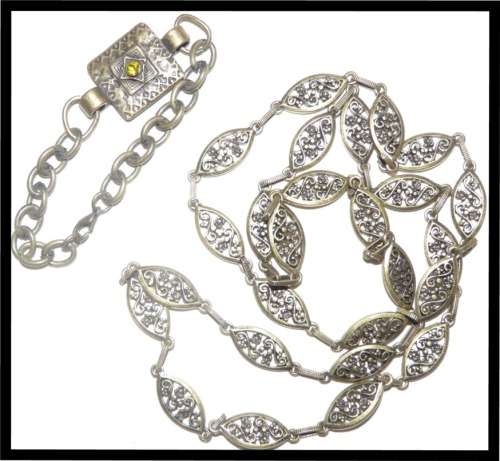 Beautiful Bronze Chain and Bracelet set