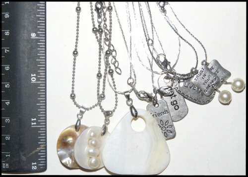 8pc Mix Chains with Charms